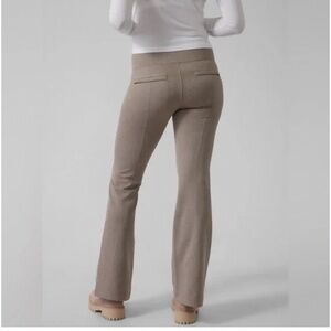 Athleta delancey flare herringbone pants, small